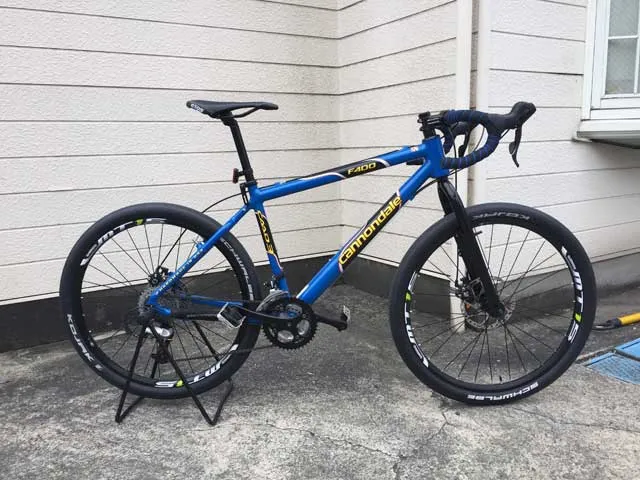 ドロップハンドル化したMTB