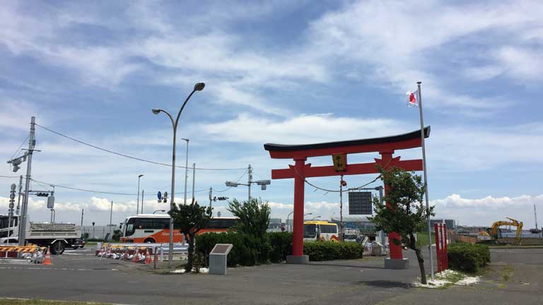 多摩川 大鳥居