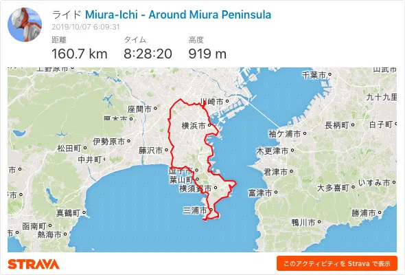 Strava: Miura-Ichi - Around Miura Peninsula