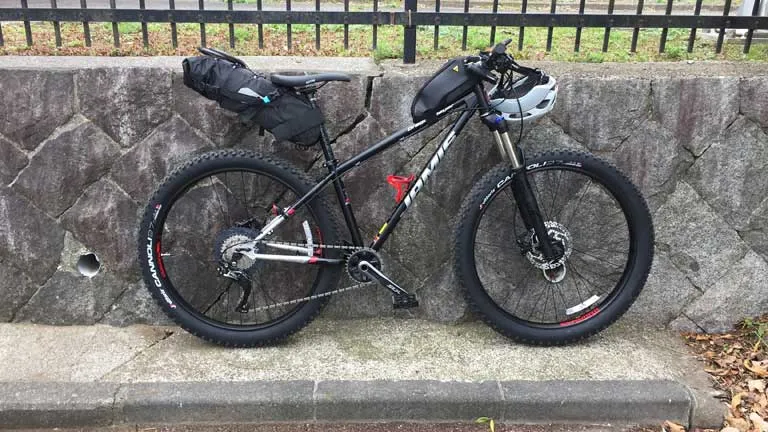 バイクパッキングのテスト