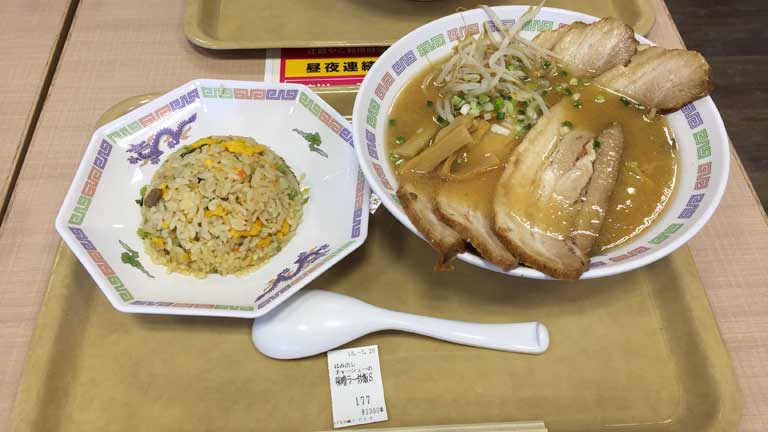 諏訪湖のラーメン