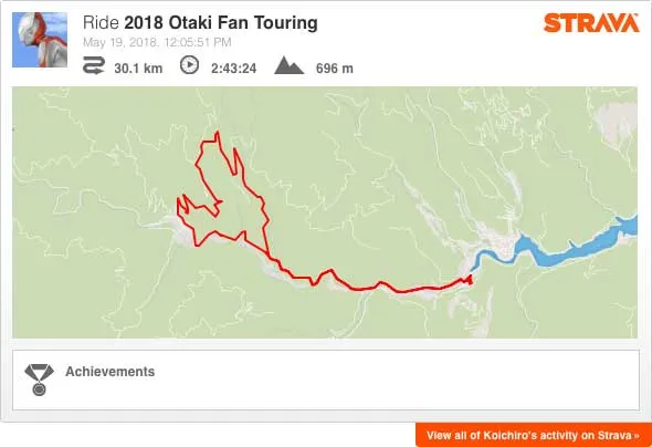 Strava: 2018 Otaki Fan Touring