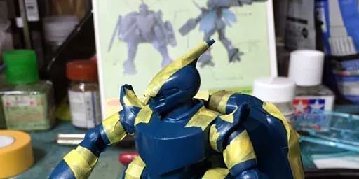 1/72 ダンバイン 旧キット - 模型製作と自転車